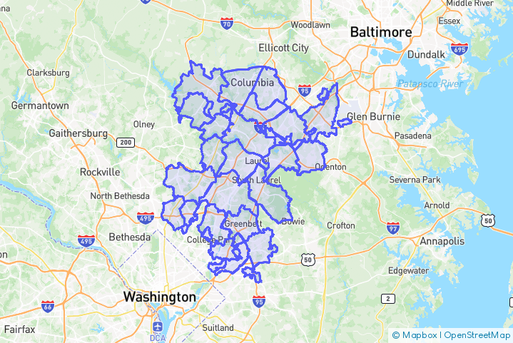 Service Area Map