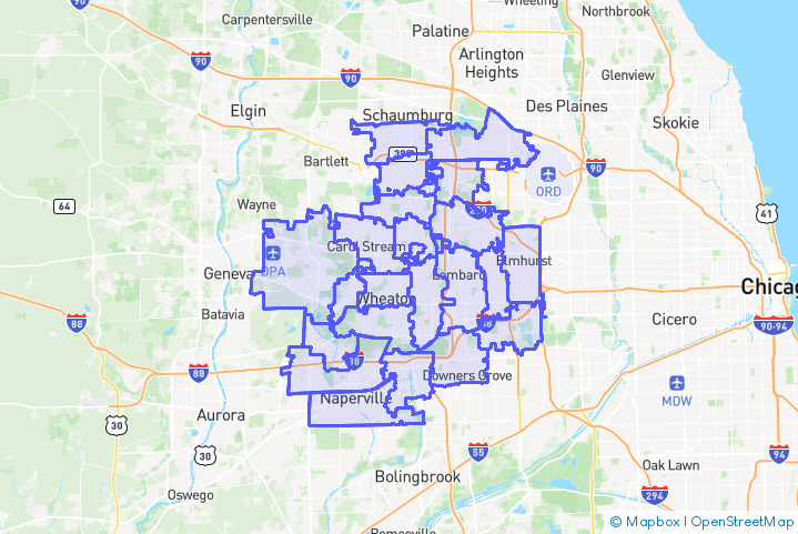 Service Area Map