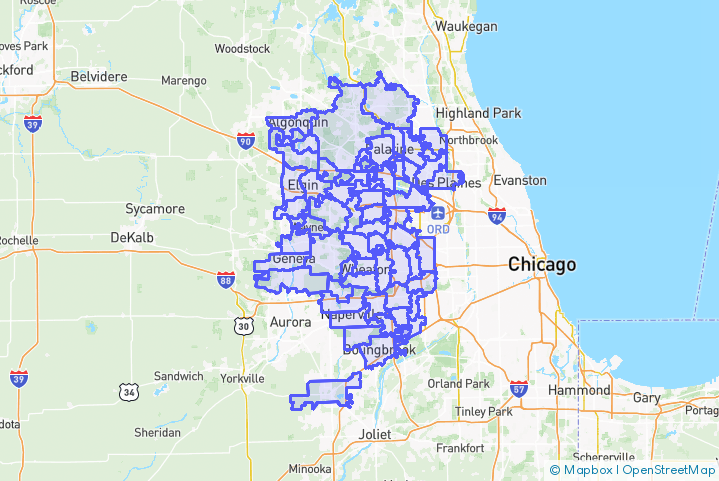 Service Area Map