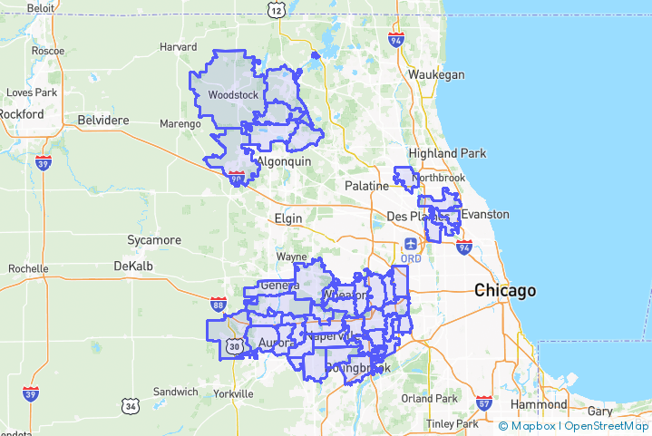 Service Area Map