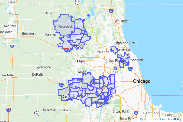 Service Area Map