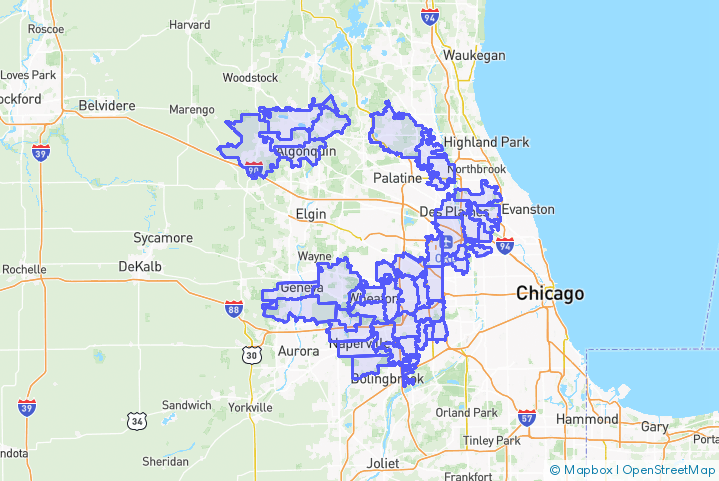 Service Area Map