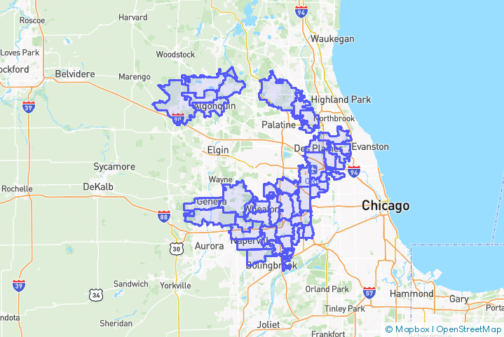 Service Area Map