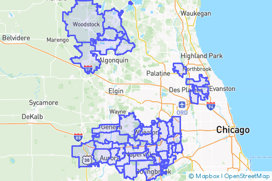 Service Area Map