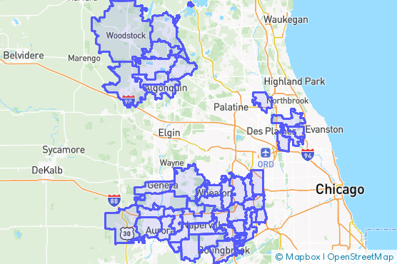 Service Area Map