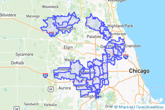Service Area Map