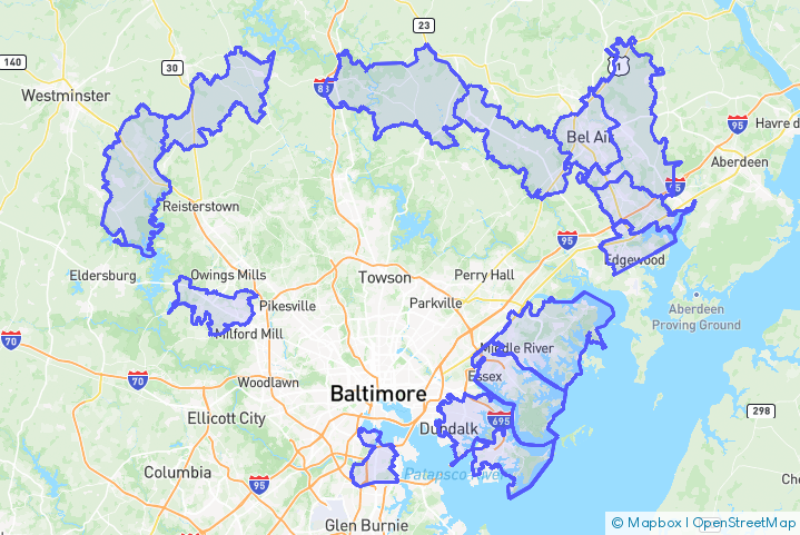 Service Area Map