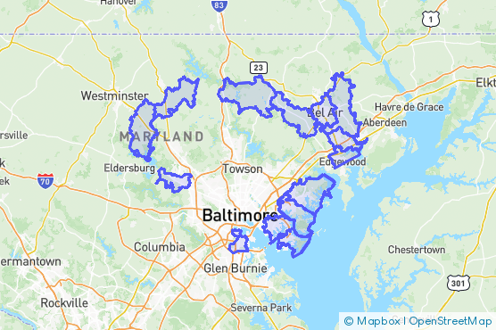 Service Area Map