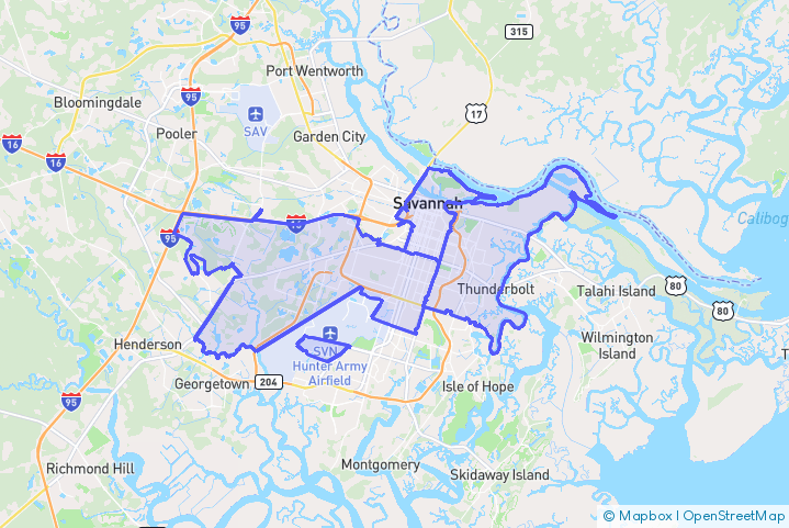 Service Area Map