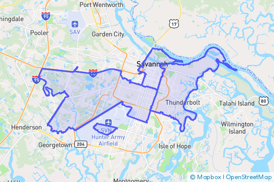 Service Area Map