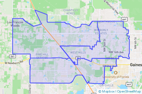 Service Area Map