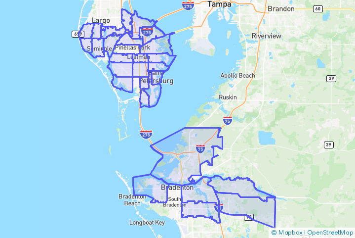 Service Area Map