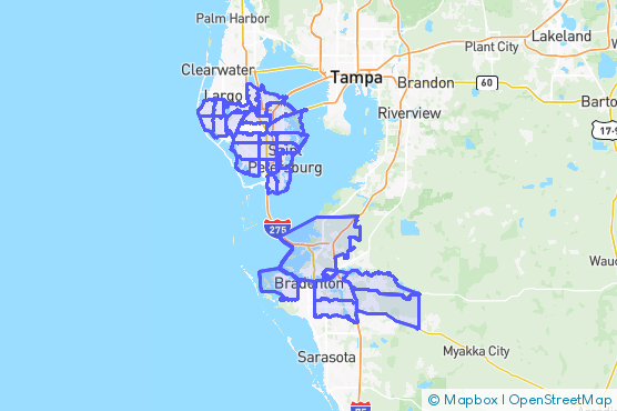 Service Area Map