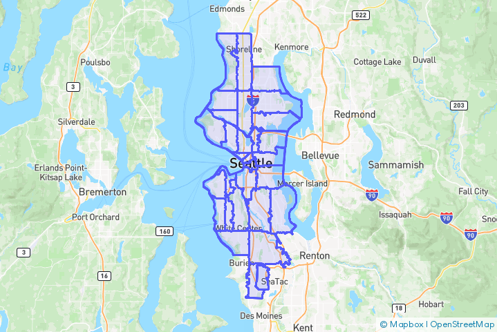 Service Area Map