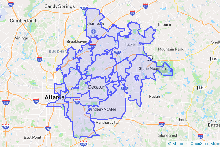 Service Area Map