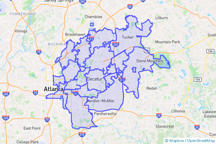 Service Area Map