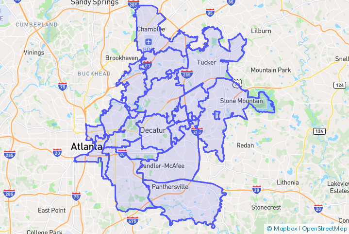 Service Area Map