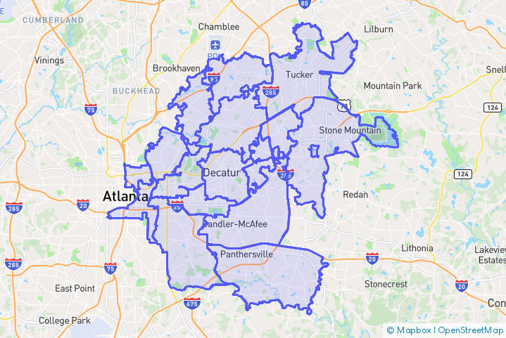 Service Area Map