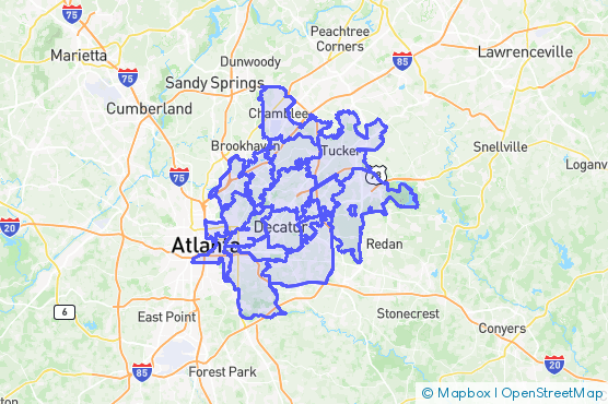 Service Area Map