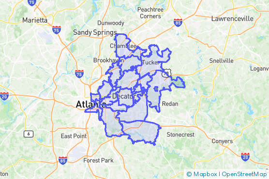 Service Area Map