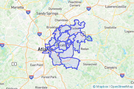 Service Area Map