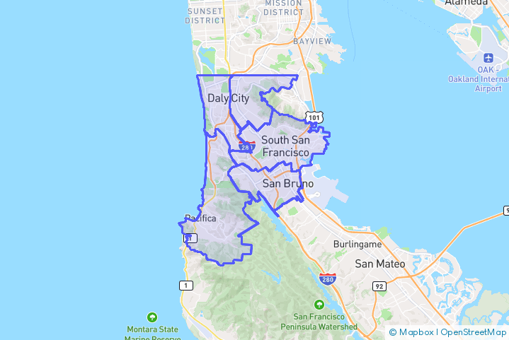 Service Area Map