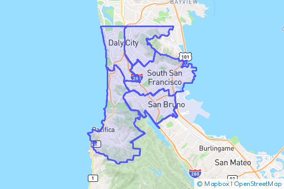 Service Area Map