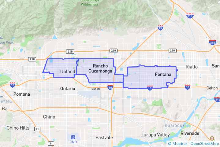 Service Area Map