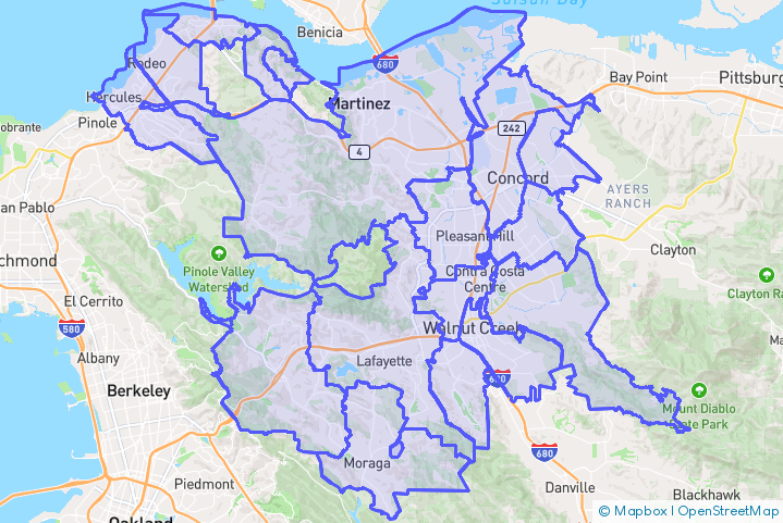 Service Area Map