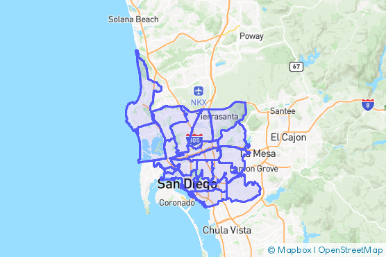 Service Area Map