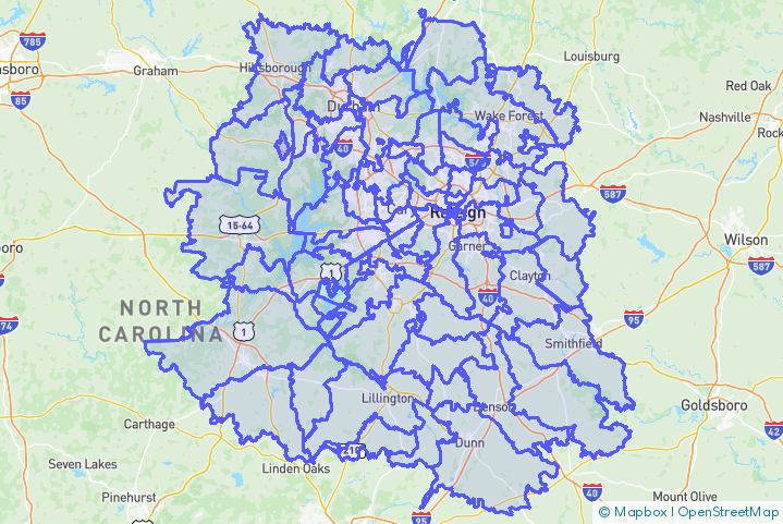 Service Area Map