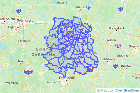 Service Area Map