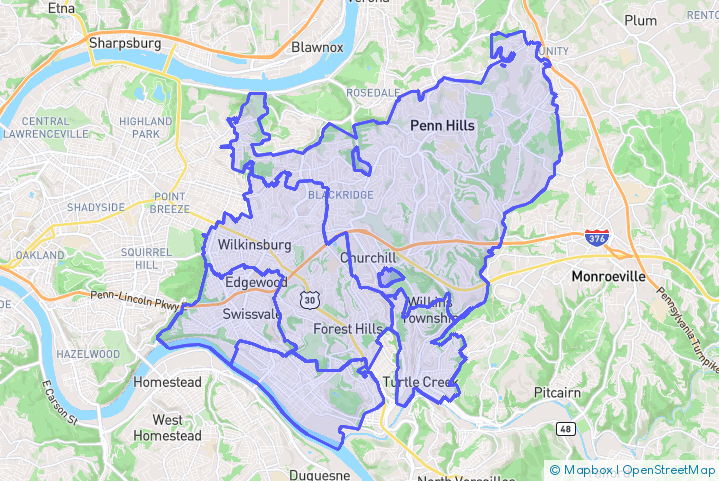 Service Area Map