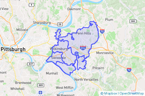 Service Area Map