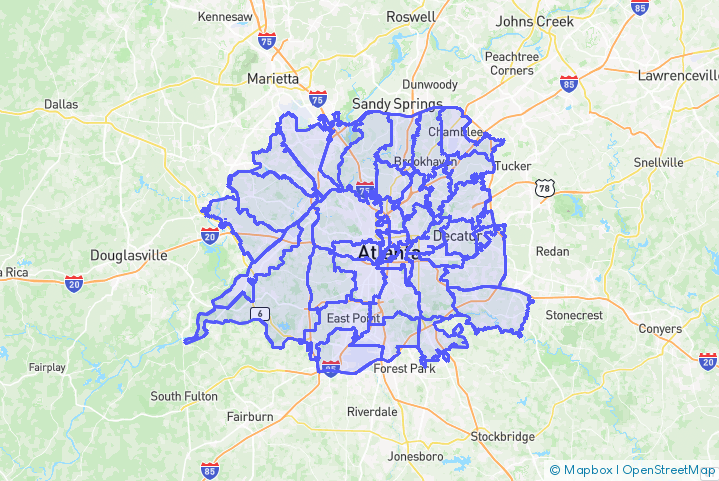Service Area Map