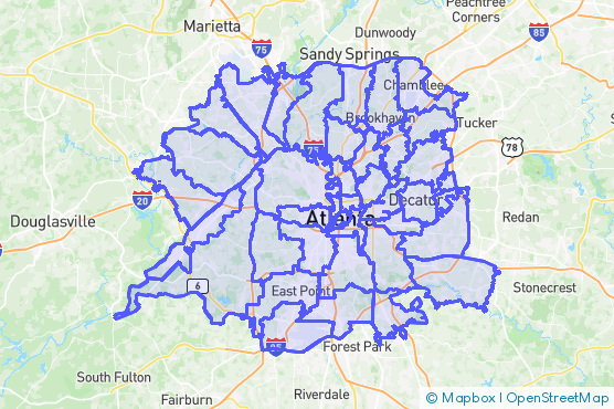 Service Area Map