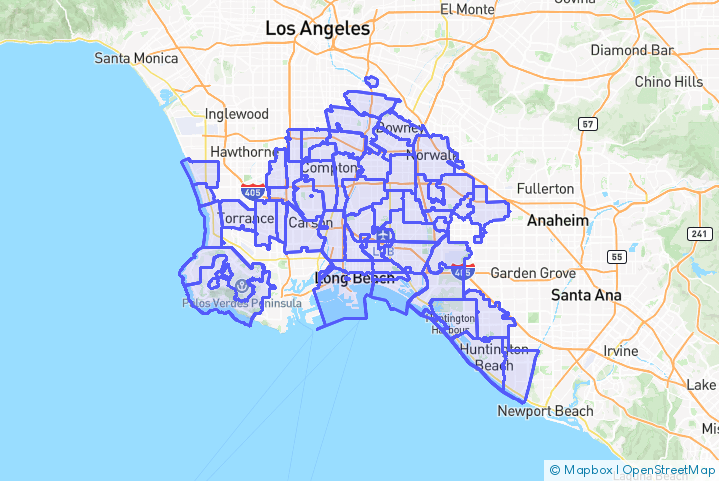 Service Area Map