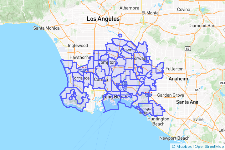 Service Area Map