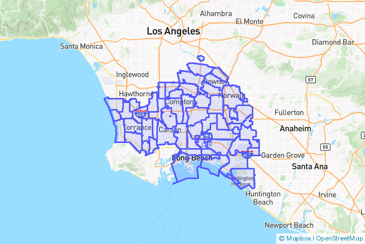 Service Area Map