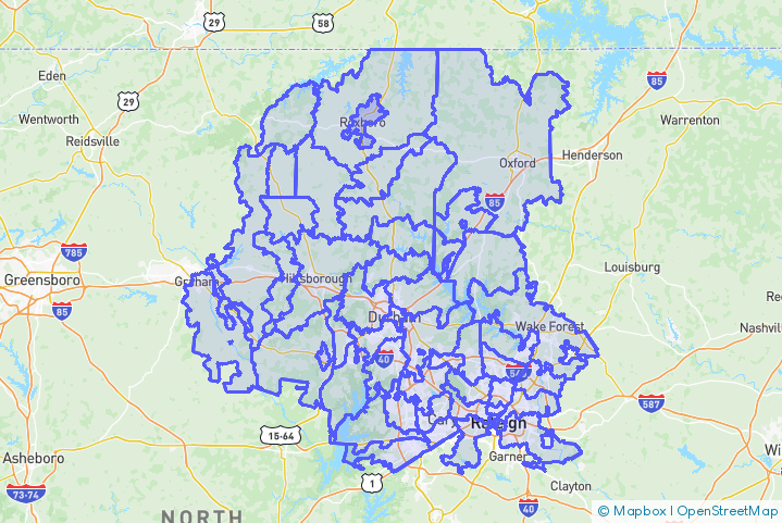 Service Area Map