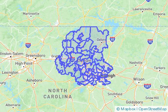 Service Area Map