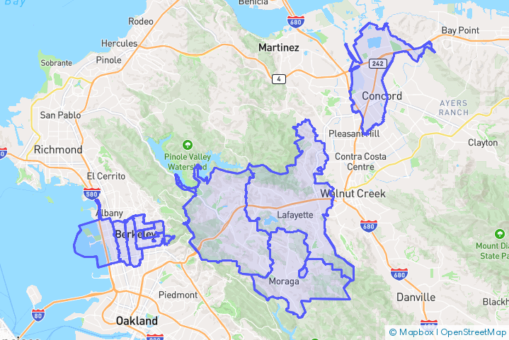 Service Area Map