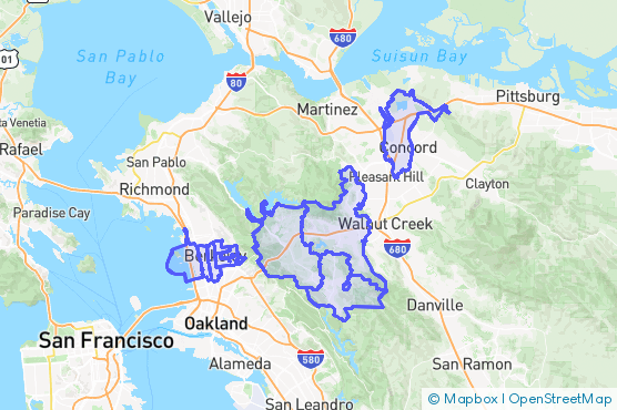 Service Area Map