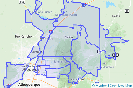 Service Area Map