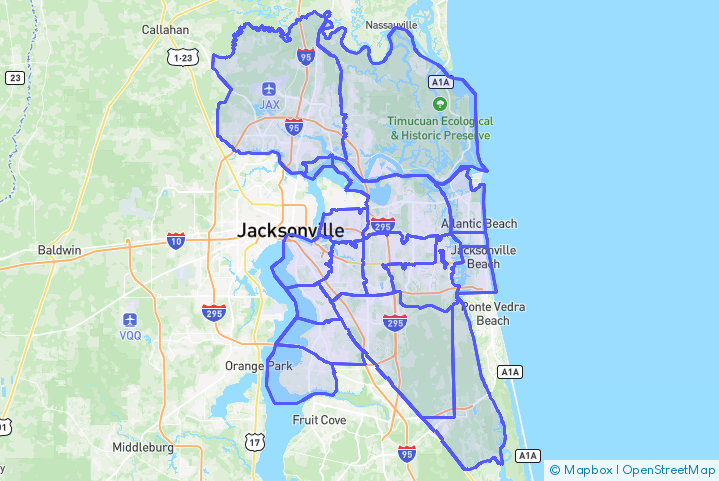 Service Area Map