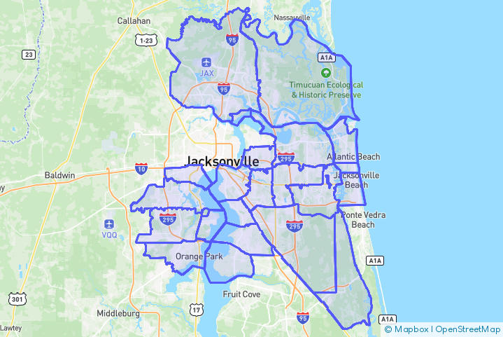 Service Area Map