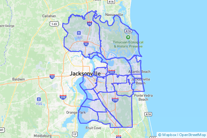 Service Area Map