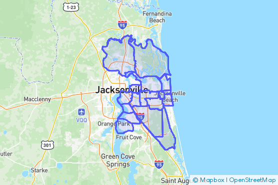 Service Area Map