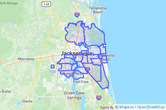 Service Area Map