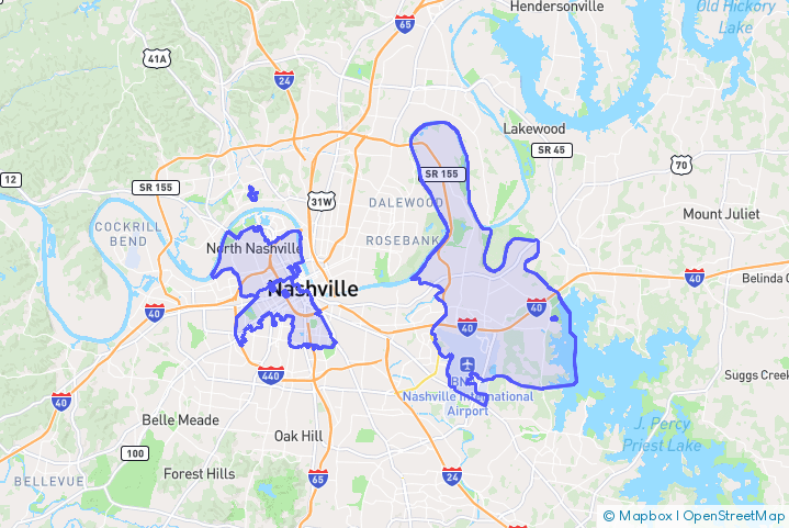 Service Area Map